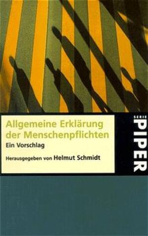 Buchcover Allgemeine Erklärung der Menschenpflichten  | EAN 9783492226646 | ISBN 3-492-22664-7 | ISBN 978-3-492-22664-6