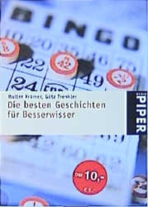 Buchcover Die besten Geschichten für Besserwisser | Walter Krämer | EAN 9783492234528 | ISBN 3-492-23452-6 | ISBN 978-3-492-23452-8