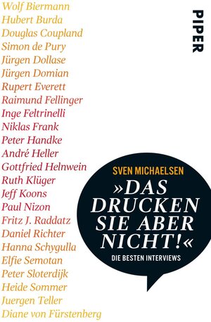 Buchcover »Das drucken Sie aber nicht!« | Sven Michaelsen | EAN 9783492242684 | ISBN 3-492-24268-5 | ISBN 978-3-492-24268-4
