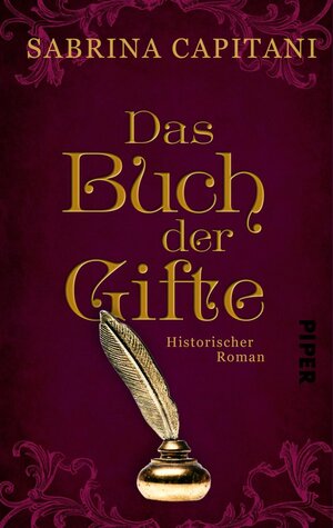Buchcover Das Buch der Gifte | Sabrina Capitani | EAN 9783492502610 | ISBN 3-492-50261-X | ISBN 978-3-492-50261-0