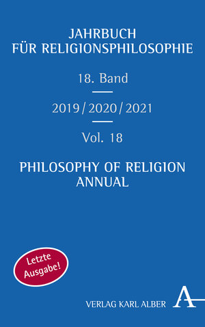 Buchcover Jahrbuch für Religionsphilosophie  | EAN 9783495465097 | ISBN 3-495-46509-X | ISBN 978-3-495-46509-7