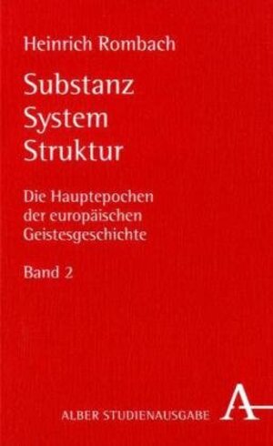 Buchcover Substanz, System, Struktur | Heinrich Rombach | EAN 9783495483916 | ISBN 3-495-48391-8 | ISBN 978-3-495-48391-6