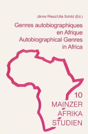 Buchcover Genres autobiographique en Afrique /Autobiographical Genres in Africa  | EAN 9783496025924 | ISBN 3-496-02592-1 | ISBN 978-3-496-02592-4