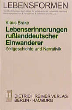 Buchcover Lebenserinnerungen russlanddeutscher Einwanderer | Klaus Brake | EAN 9783496026464 | ISBN 3-496-02646-4 | ISBN 978-3-496-02646-4