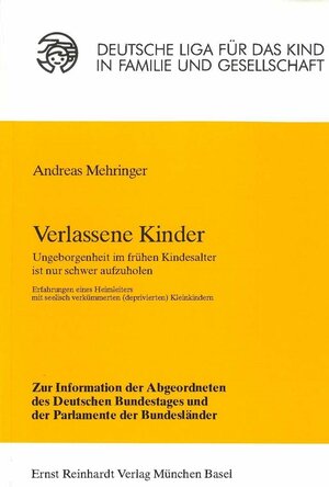 Buchcover Verlassene Kinder | Andreas Mehringer | EAN 9783497601745 | ISBN 3-497-60174-8 | ISBN 978-3-497-60174-5