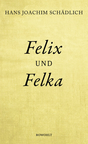Buchcover Felix und Felka | Hans Joachim Schädlich | EAN 9783498064372 | ISBN 3-498-06437-1 | ISBN 978-3-498-06437-2