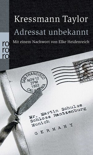 Adressat unbekannt