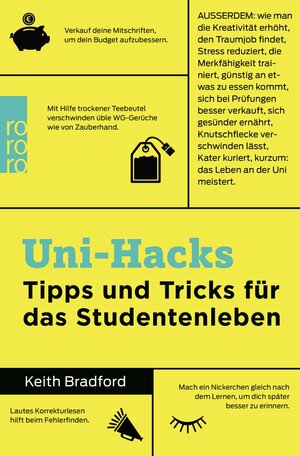 Buchcover Uni-Hacks | Keith Bradford | EAN 9783499632419 | ISBN 3-499-63241-1 | ISBN 978-3-499-63241-9