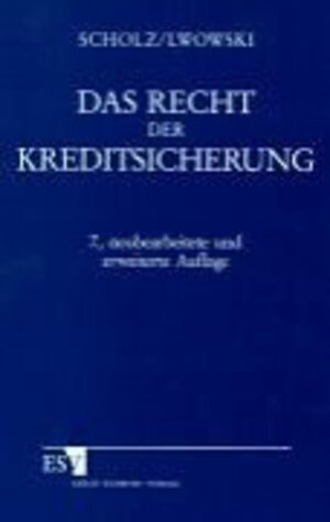 Buchcover Das Recht der Kreditsicherung  | EAN 9783503036363 | ISBN 3-503-03636-9 | ISBN 978-3-503-03636-3