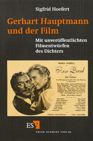 Buchcover Gerhart Hauptmann und der Film | Sigfrid Hoefert | EAN 9783503037285 | ISBN 3-503-03728-4 | ISBN 978-3-503-03728-5