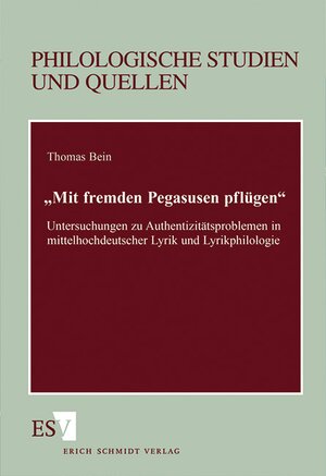 Buchcover "Mit fremden Pegasusen pflügen" | Thomas Bein | EAN 9783503037971 | ISBN 3-503-03797-7 | ISBN 978-3-503-03797-1