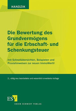 Buchcover Die Bewertung des Grundvermögens für die Erbschaft- und Schenkungsteuer | Peter Handzik | EAN 9783503041312 | ISBN 3-503-04131-1 | ISBN 978-3-503-04131-2
