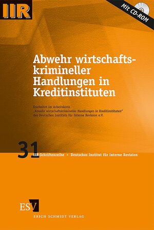 Buchcover Abwehr wirtschaftskrimineller Handlungen in Kreditinstituten  | EAN 9783503059386 | ISBN 3-503-05938-5 | ISBN 978-3-503-05938-6