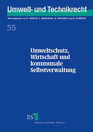 Buchcover Umweltschutz, Wirtschaft und kommunale Selbstverwaltung  | EAN 9783503059805 | ISBN 3-503-05980-6 | ISBN 978-3-503-05980-5