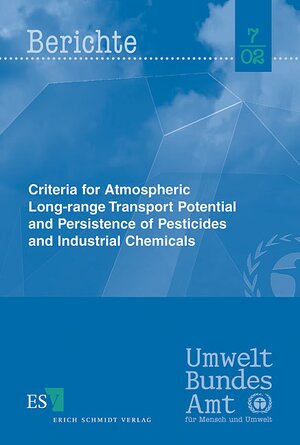Buchcover Criteria for Atmospheric Long-range Transport Potential and Persistence of Pesticides and Industrial Chemicals | Andreas Beyer | EAN 9783503066858 | ISBN 3-503-06685-3 | ISBN 978-3-503-06685-8