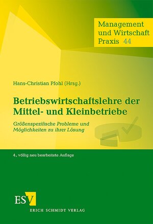Buchcover Betriebswirtschaftslehre der Mittel- und Kleinbetriebe  | EAN 9783503097722 | ISBN 3-503-09772-4 | ISBN 978-3-503-09772-2
