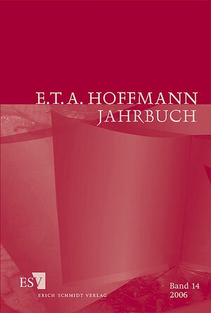 Buchcover E.T.A. Hoffmann-Jahrbuch 2006  | EAN 9783503098033 | ISBN 3-503-09803-8 | ISBN 978-3-503-09803-3