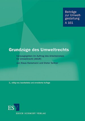 Buchcover Grundzüge des Umweltrechts  | EAN 9783503103577 | ISBN 3-503-10357-0 | ISBN 978-3-503-10357-7