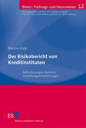 Buchcover Der Risikobericht von Kreditinstituten | Marcus Zepp | EAN 9783503103645 | ISBN 3-503-10364-3 | ISBN 978-3-503-10364-5