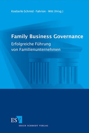 Buchcover Family Business Governance  | EAN 9783503120772 | ISBN 3-503-12077-7 | ISBN 978-3-503-12077-2
