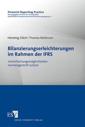 Buchcover Bilanzierungserleichterungen im Rahmen der IFRS | Henning Zülch | EAN 9783503120994 | ISBN 3-503-12099-8 | ISBN 978-3-503-12099-4