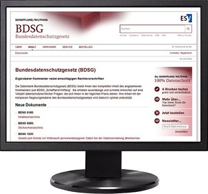 Buchcover Bundesdatenschutzgesetz (BDSG) - Jahresabonnement bei Kombibezug Print und Datenbank | Hans-Jürgen Schaffland | EAN 9783503124237 | ISBN 3-503-12423-3 | ISBN 978-3-503-12423-7