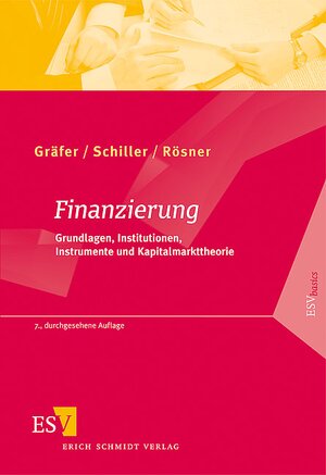 Buchcover Finanzierung | Horst Gräfer | EAN 9783503129072 | ISBN 3-503-12907-3 | ISBN 978-3-503-12907-2