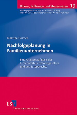 Buchcover Nachfolgeplanung in Familienunternehmen | Martina Corsten | EAN 9783503129461 | ISBN 3-503-12946-4 | ISBN 978-3-503-12946-1