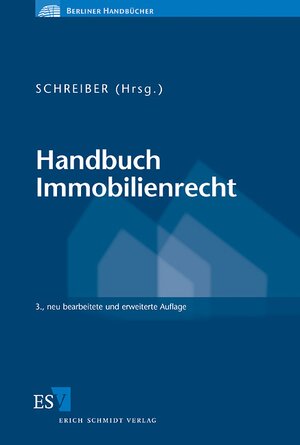 Buchcover Handbuch Immobilienrecht  | EAN 9783503129744 | ISBN 3-503-12974-X | ISBN 978-3-503-12974-4