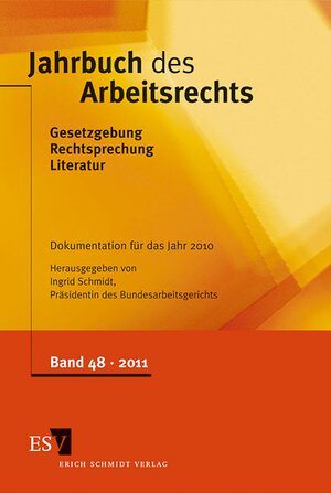 Buchcover Jahrbuch des Arbeitsrechts  | EAN 9783503136230 | ISBN 3-503-13623-1 | ISBN 978-3-503-13623-0