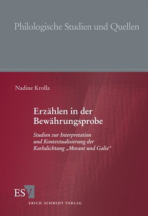 Buchcover Erzählen in der Bewährungsprobe | Nadine Krolla | EAN 9783503137329 | ISBN 3-503-13732-7 | ISBN 978-3-503-13732-9