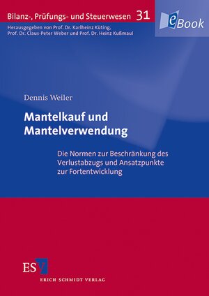 Buchcover Mantelkauf und Mantelverwendung | Dennis Weiler | EAN 9783503154456 | ISBN 3-503-15445-0 | ISBN 978-3-503-15445-6