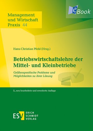 Buchcover Betriebswirtschaftslehre der Mittel- und Kleinbetriebe  | EAN 9783503154708 | ISBN 3-503-15470-1 | ISBN 978-3-503-15470-8