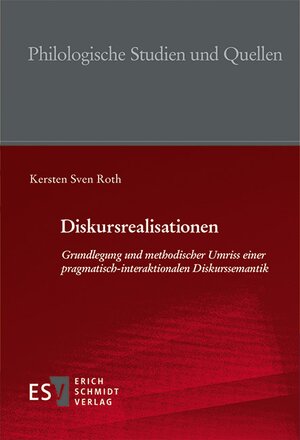 Buchcover Diskursrealisationen | Kersten Sven Roth | EAN 9783503155453 | ISBN 3-503-15545-7 | ISBN 978-3-503-15545-3