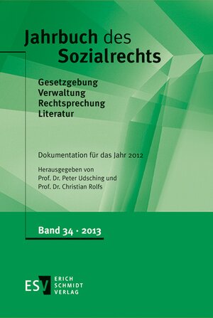 Buchcover Jahrbuch des Sozialrechts / Jahrbuch des Sozialrechts Dokumentation für das Jahr 2012  | EAN 9783503156115 | ISBN 3-503-15611-9 | ISBN 978-3-503-15611-5