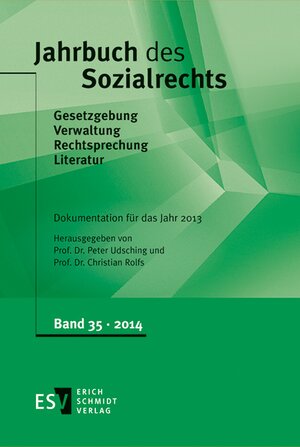 Buchcover Jahrbuch des Sozialrechts / Jahrbuch des Sozialrechts Dokumentation für das Jahr 2013  | EAN 9783503157730 | ISBN 3-503-15773-5 | ISBN 978-3-503-15773-0