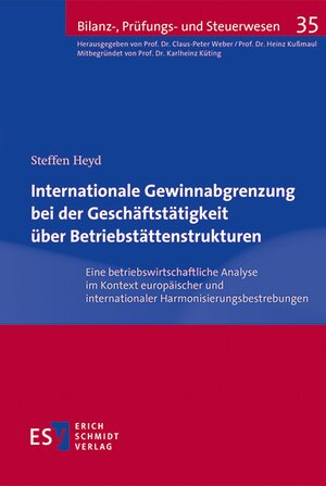 Buchcover Internationale Gewinnabgrenzung bei der Geschäftstätigkeit über Betriebstättenstrukturen | Steffen Heyd | EAN 9783503157792 | ISBN 3-503-15779-4 | ISBN 978-3-503-15779-2