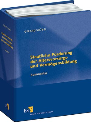 Buchcover Staatliche Förderung der Altersvorsorge und Vermögensbildung - Einzelbezug  | EAN 9783503163946 | ISBN 3-503-16394-8 | ISBN 978-3-503-16394-6