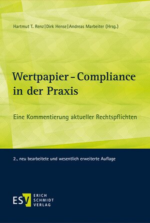 Buchcover Wertpapier-Compliance in der Praxis  | EAN 9783503165681 | ISBN 3-503-16568-1 | ISBN 978-3-503-16568-1