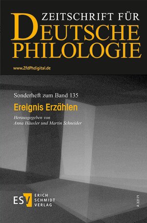 Buchcover Ereignis Erzählen  | EAN 9783503171262 | ISBN 3-503-17126-6 | ISBN 978-3-503-17126-2