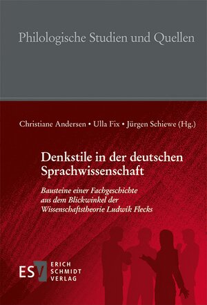 Buchcover Denkstile in der deutschen Sprachwissenschaft  | EAN 9783503177479 | ISBN 3-503-17747-7 | ISBN 978-3-503-17747-9