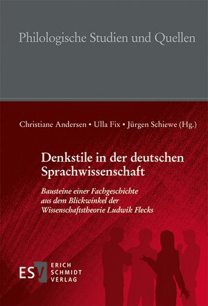Buchcover Denkstile in der deutschen Sprachwissenschaft  | EAN 9783503177486 | ISBN 3-503-17748-5 | ISBN 978-3-503-17748-6