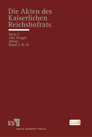 Buchcover Die Akten des Kaiserlichen Reichshofrats (RHR)  | EAN 9783503188314 | ISBN 3-503-18831-2 | ISBN 978-3-503-18831-4