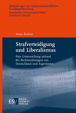 Buchcover Strafverteidigung und Liberalismus | Anna Richter | EAN 9783503191567 | ISBN 3-503-19156-9 | ISBN 978-3-503-19156-7