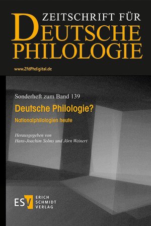Buchcover Deutsche Philologie?  | EAN 9783503199099 | ISBN 3-503-19909-8 | ISBN 978-3-503-19909-9