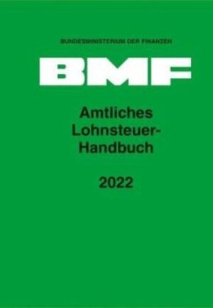 Buchcover Amtliches Lohnsteuer-Handbuch 2022  | EAN 9783503205530 | ISBN 3-503-20553-5 | ISBN 978-3-503-20553-0