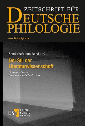 Buchcover Der Stil der Literaturwissenschaft  | EAN 9783503206803 | ISBN 3-503-20680-9 | ISBN 978-3-503-20680-3