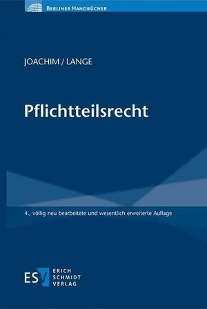 Buchcover Pflichtteilsrecht | Norbert Joachim | EAN 9783503209170 | ISBN 3-503-20917-4 | ISBN 978-3-503-20917-0