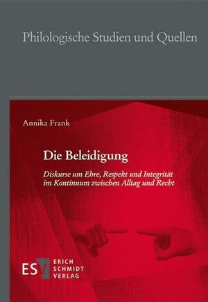 Buchcover Die Beleidigung | Annika Frank | EAN 9783503209767 | ISBN 3-503-20976-X | ISBN 978-3-503-20976-7