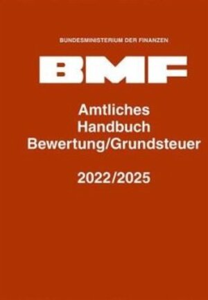 Buchcover Amtliches Handbuch Bewertung/Grundsteuer 2022/2025  | EAN 9783503211234 | ISBN 3-503-21123-3 | ISBN 978-3-503-21123-4
